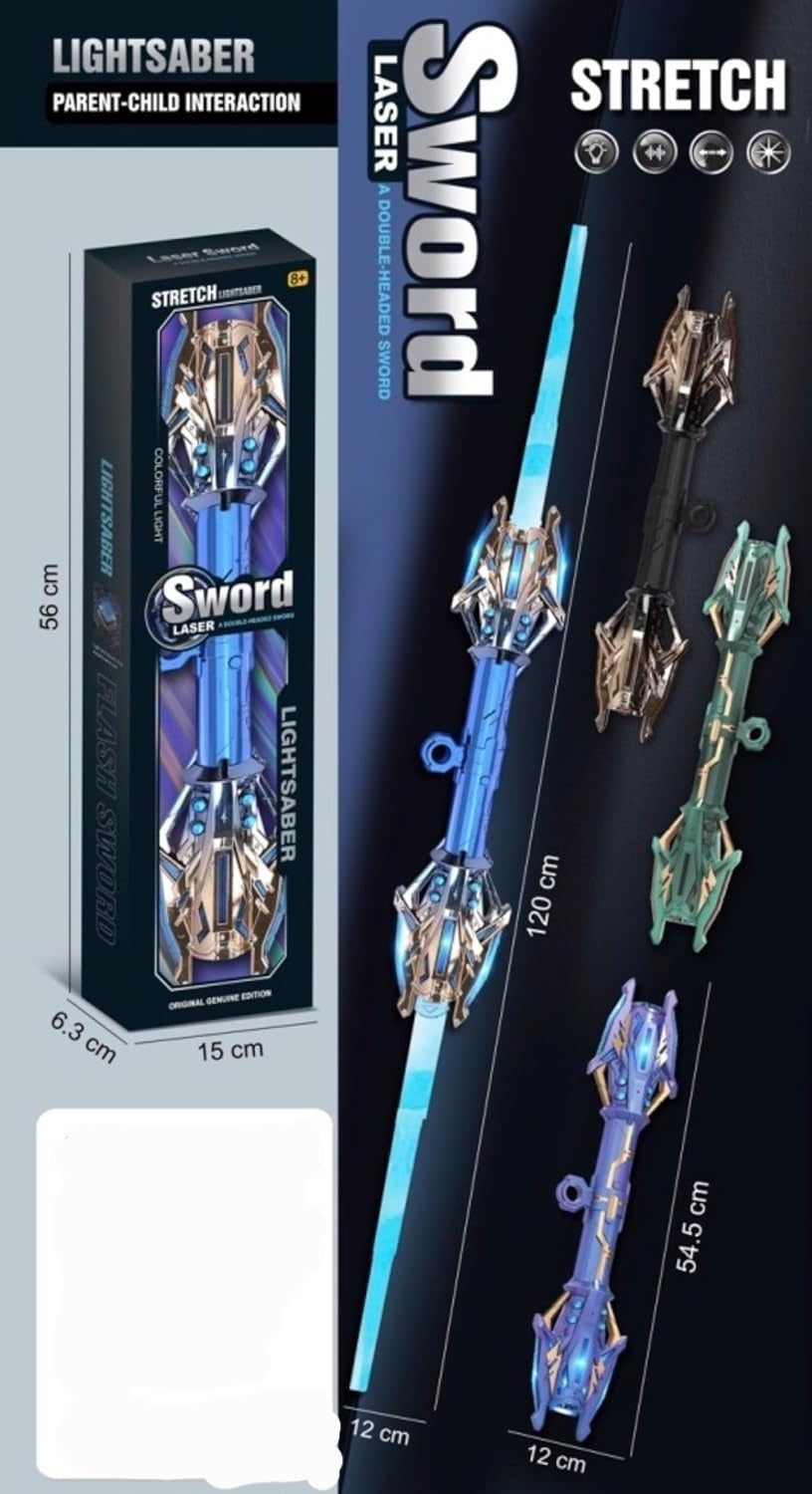 Sword Laser Stretch Lightsaber Double-Headed 8+