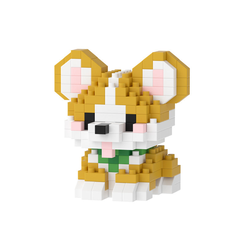 MEKANSM Mini Dog Collection - 18-Piece Building Block Collection - 8+