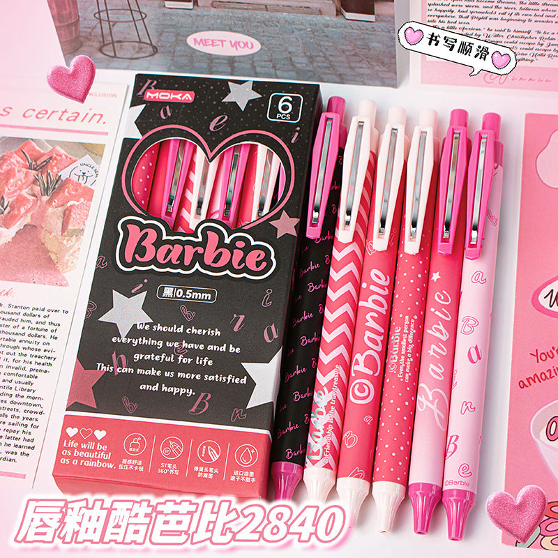 Jouka Joue Barbie Black Head Pen Pack of 6