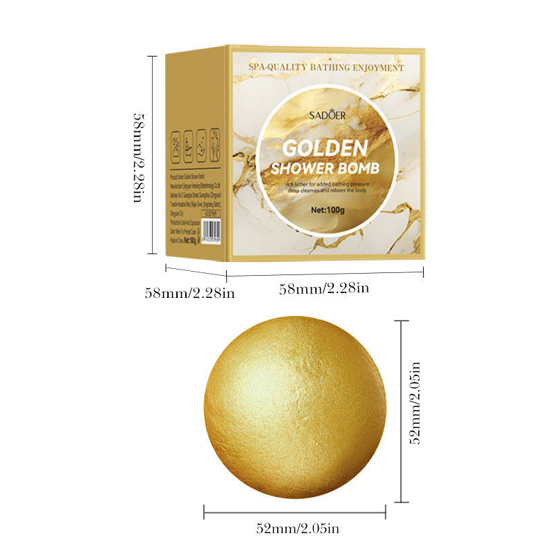 Golden Bath Bomb, 100 g