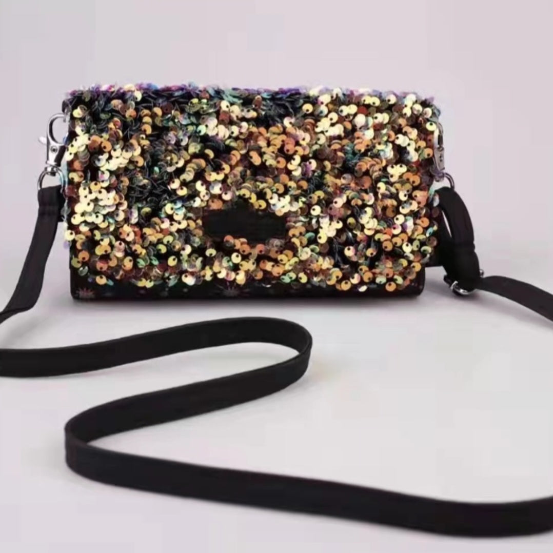 Smiggle Wallet Lanyard | Sequins | Shiny Space