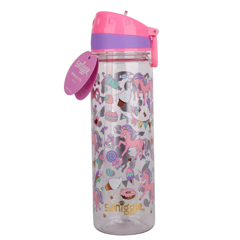 Smiggle Water Bottle Unicorn 650ml