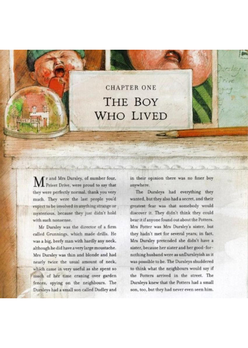 Harry Potter Illustrated Collection- 5 Books Set By J.K. Rowling - Hard Cover - 8+