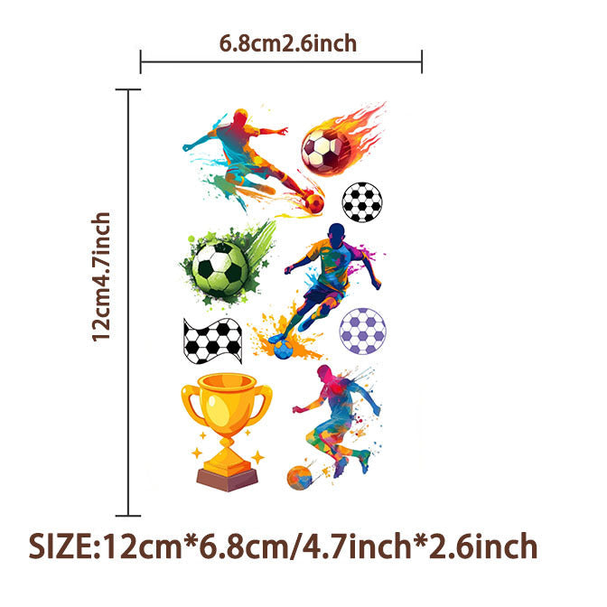 Tattoo Removable Stickers Temporary Designs For Kids 10 Pcs
