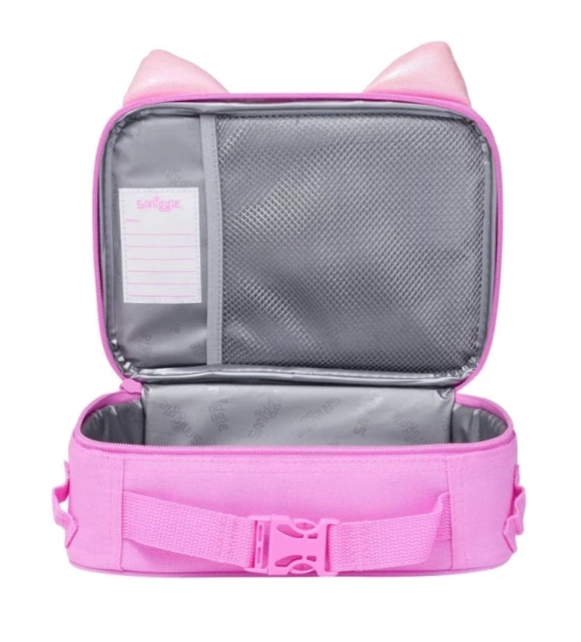Smiggle Lunch Bag Attach Cat Sea 25.5x19.5x8cm