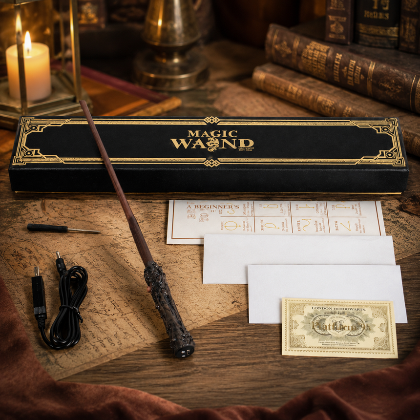 36cm Magic Fire Wand – collectible wizard wand