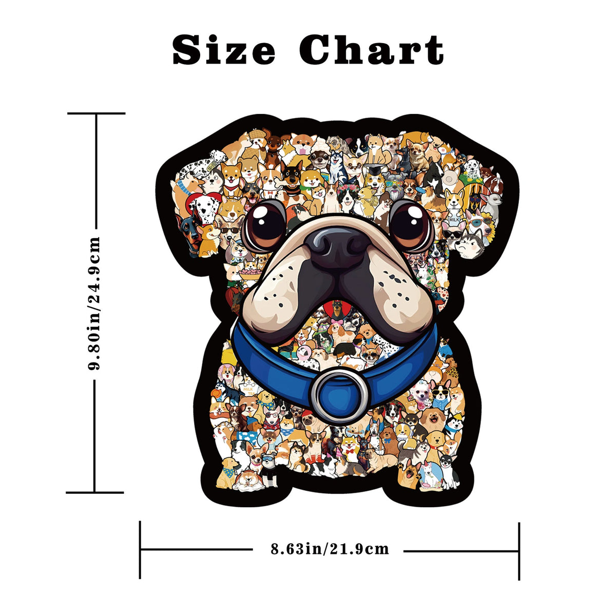 Dog Wooden Jigsaw Puzzle – 160 Pieces | 25002