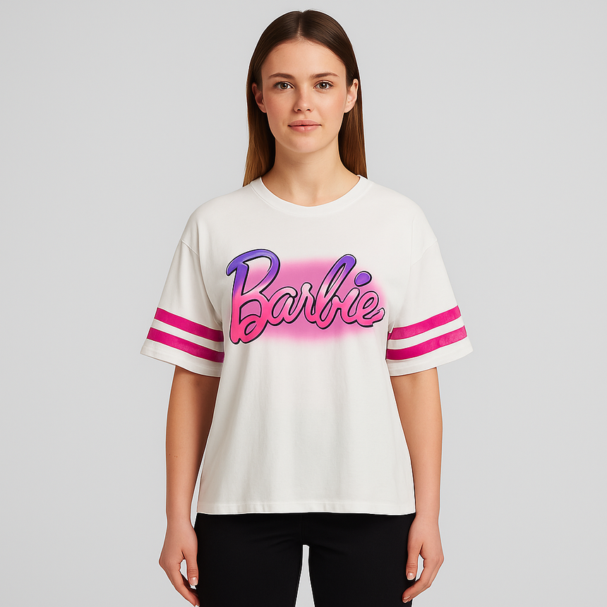 Barbie T-Shirt For Women Cotton Size XS-L