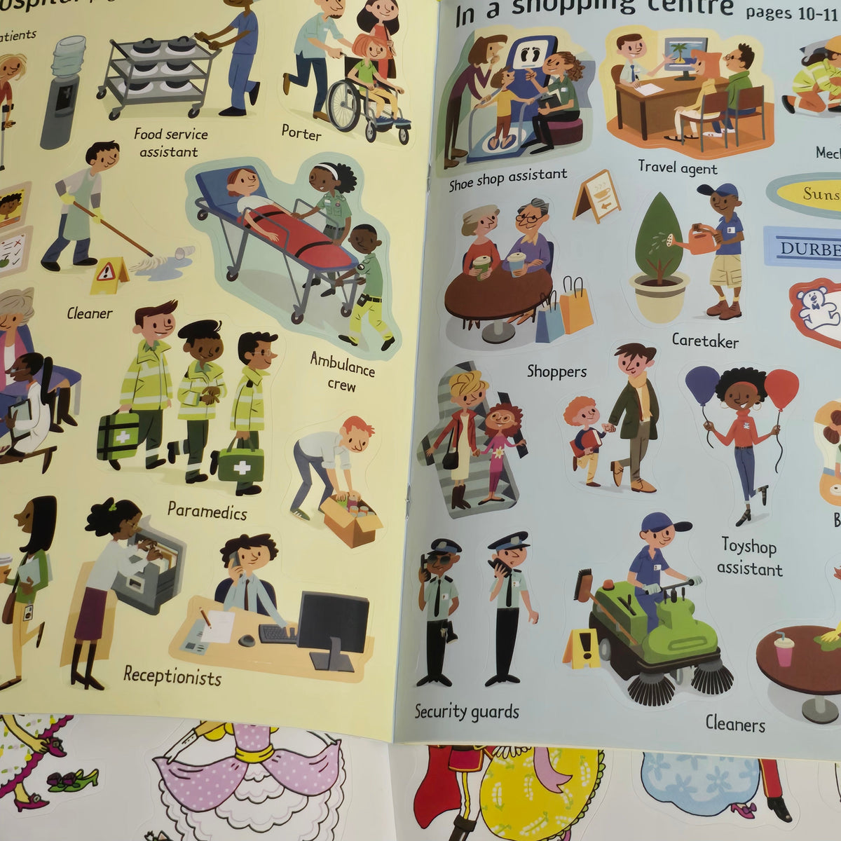 Usborne First Sticker Books | A4 | 3+