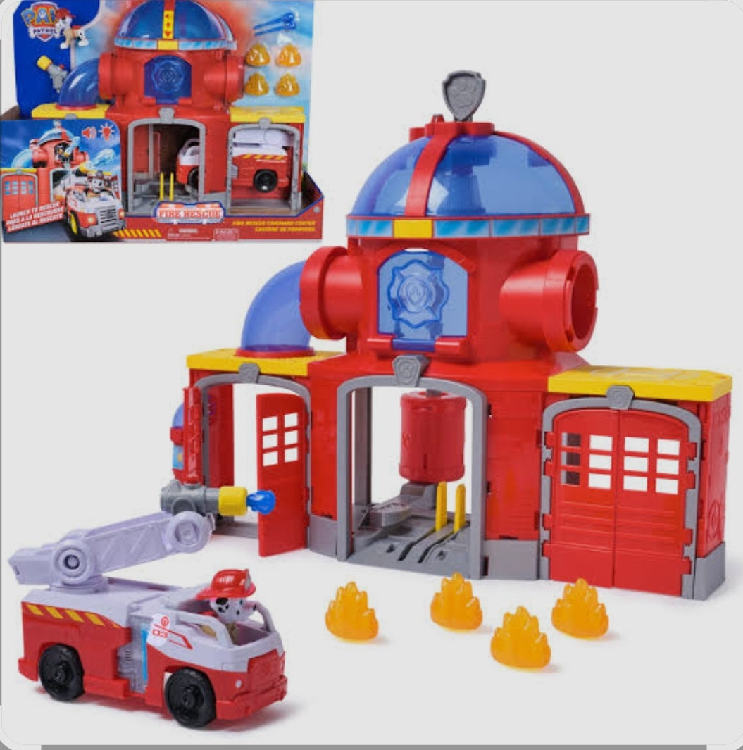 Paw Patrol Fire Rescue Command Center Set