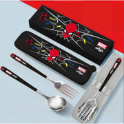Smiggle Set | Fork+Spoon | With Storage Box | Spider-Man