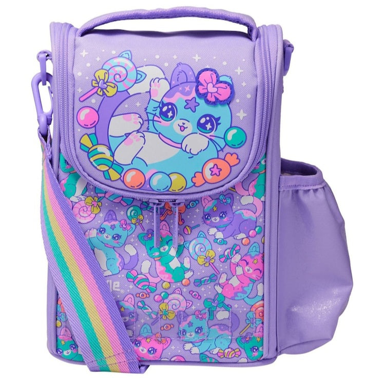 Smiggle Lunch Bag - Kitty Candy | Shoulder Strap | 26x18x11.5 cm