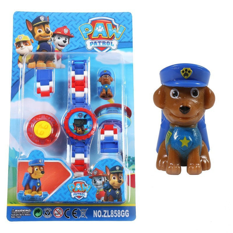 Kids Character Building Block Watch Set