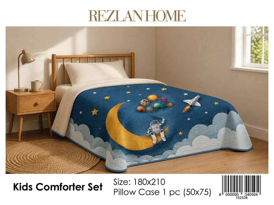 Kids Comfort Set Cover Bed And Pillow Case 180x120cm