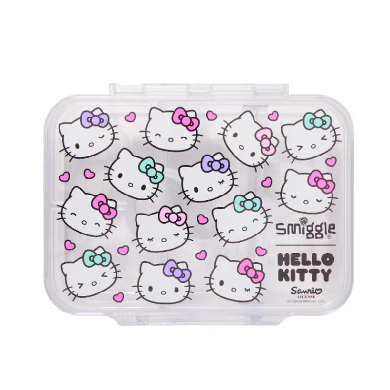 Smiggle Lunch Box - Hello Kitty | 21x17x6cm