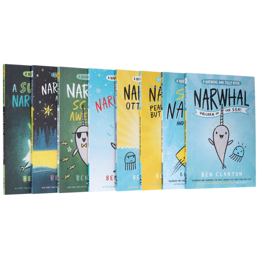 A Narwhal And Jelly 8 Books Set Soft Cover 6+