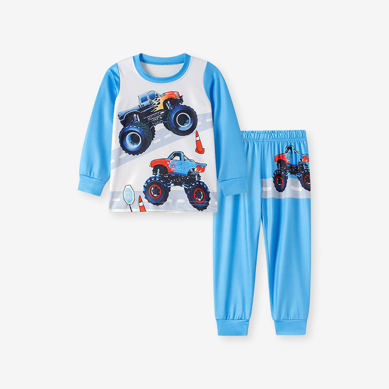 Boys’ Monster Truck Pajama Set | 2–7Y