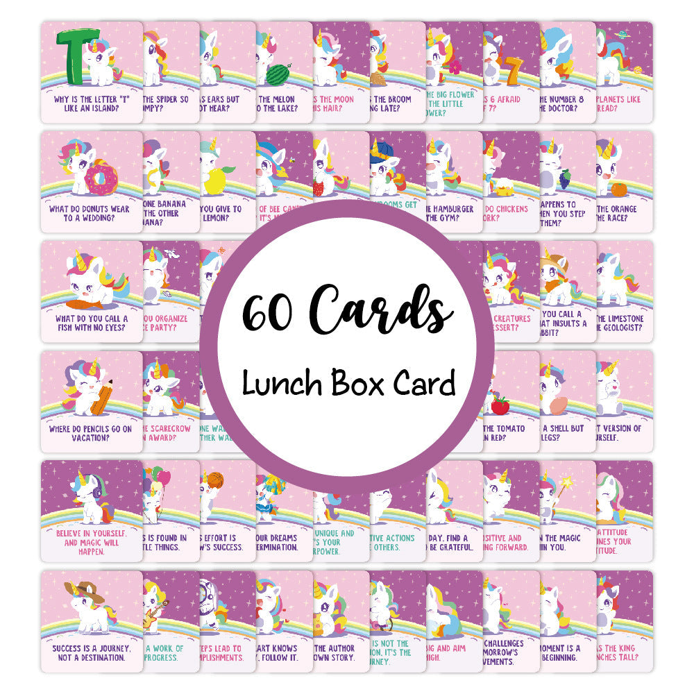 Lunch Box Cards– Fun Question & Answer Cards for Endless Laughter