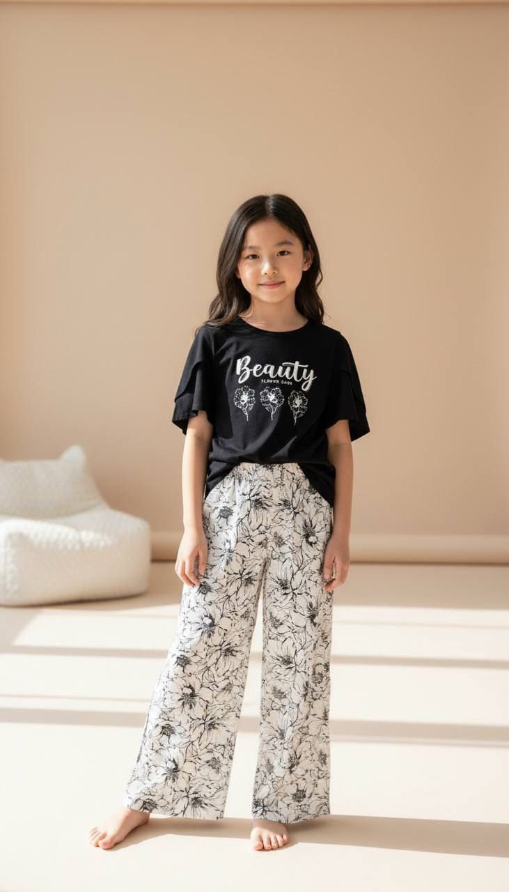 Girls’ Cotton Beauty Summer Set / 8–14Y