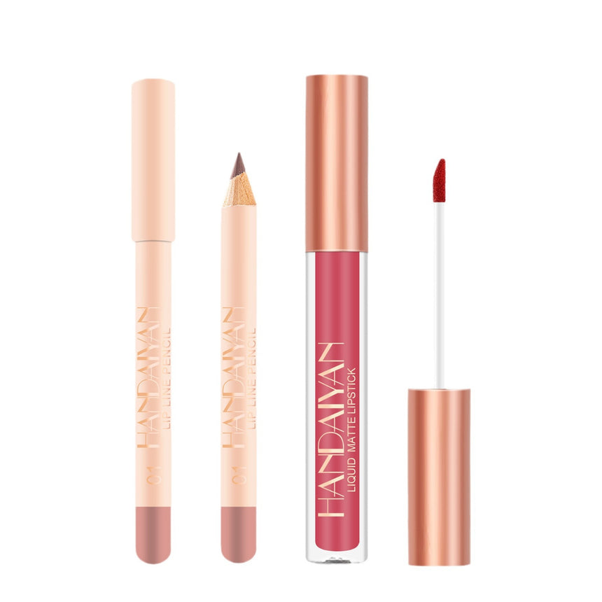 HANDAIYAN Lip Liner Lip Glaze Set
