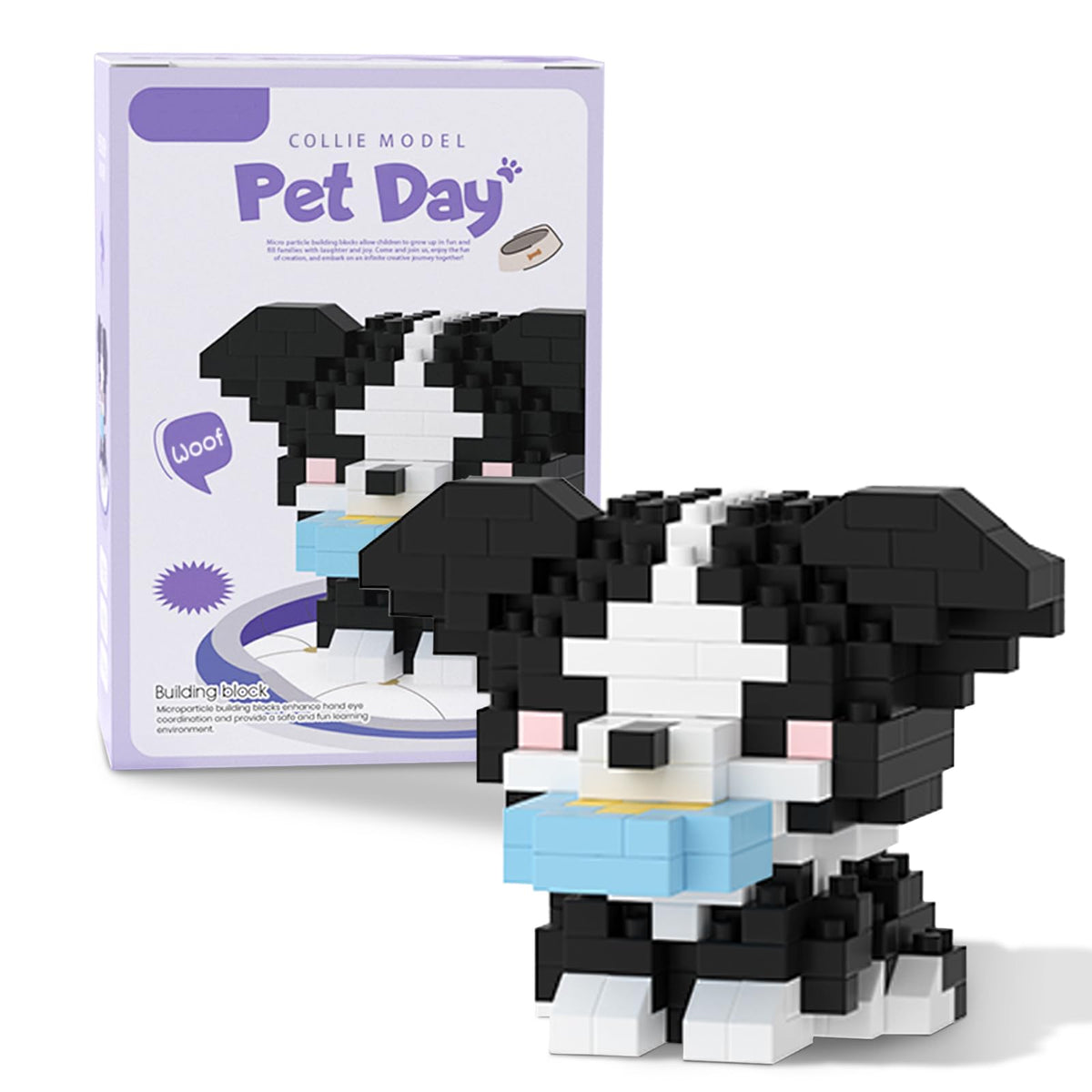 MEKANSM Mini Dog Collection - 18-Piece Building Block Collection - 8+