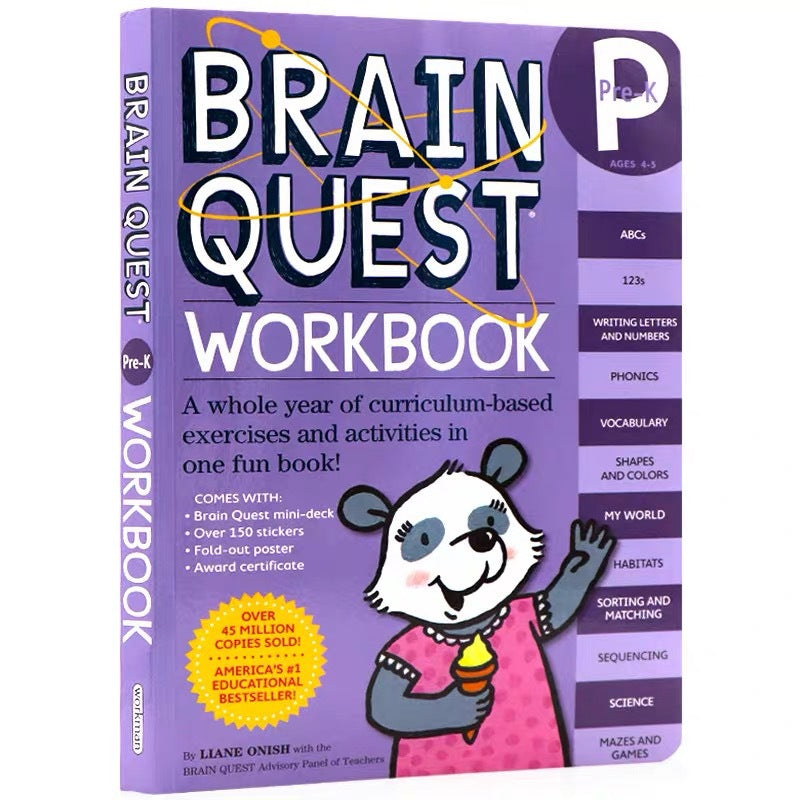 Brain Quest Workbook | Soft Cover | Pre-k To G1