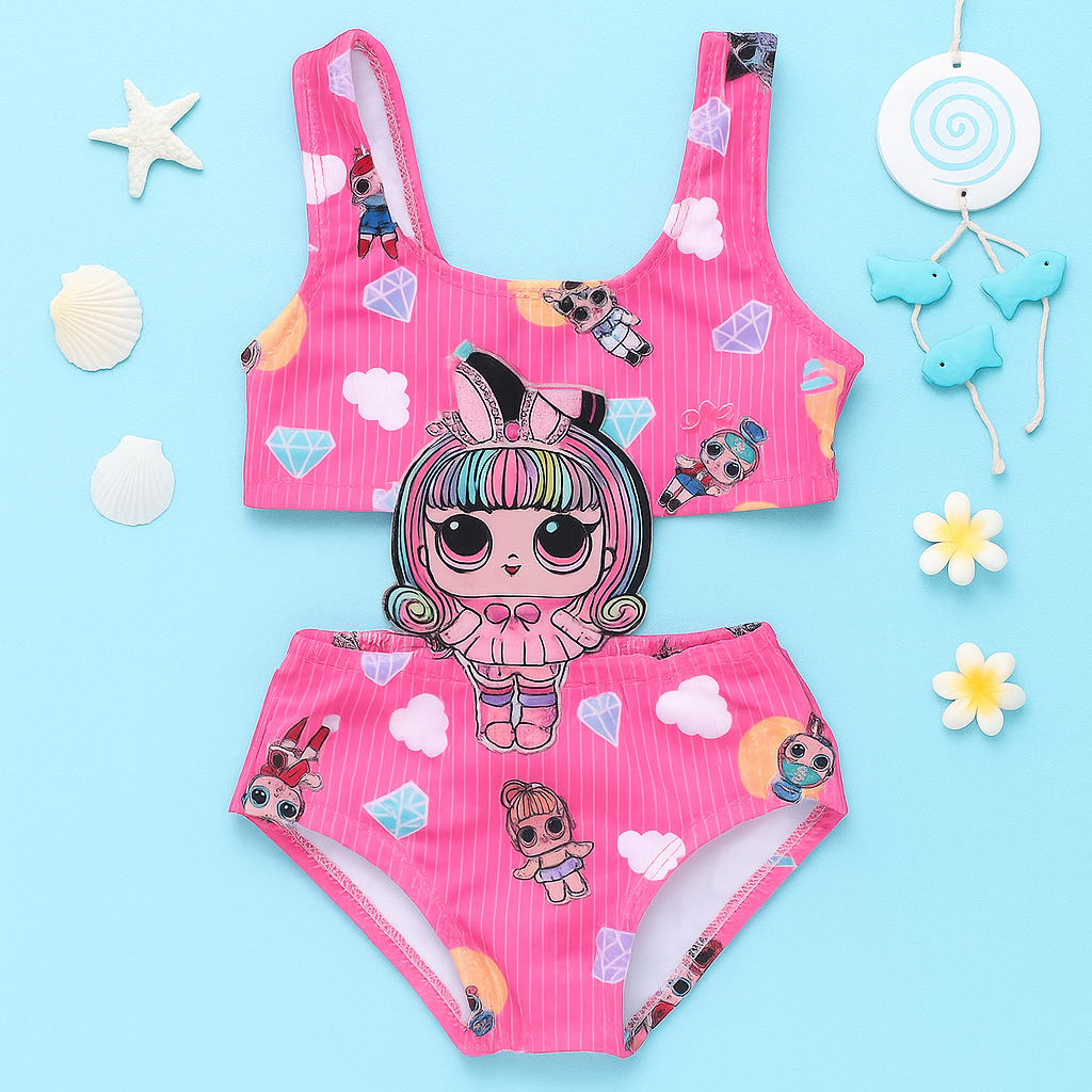 Girls Swimwear Set – LOL Lovers | Size 6–8Y
