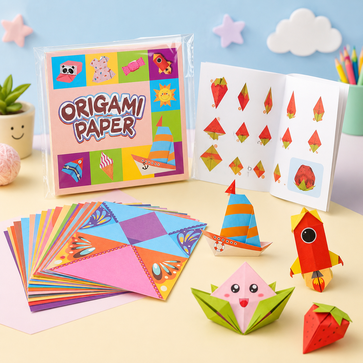 Kids' Origami Paper Craft Kit | 5+