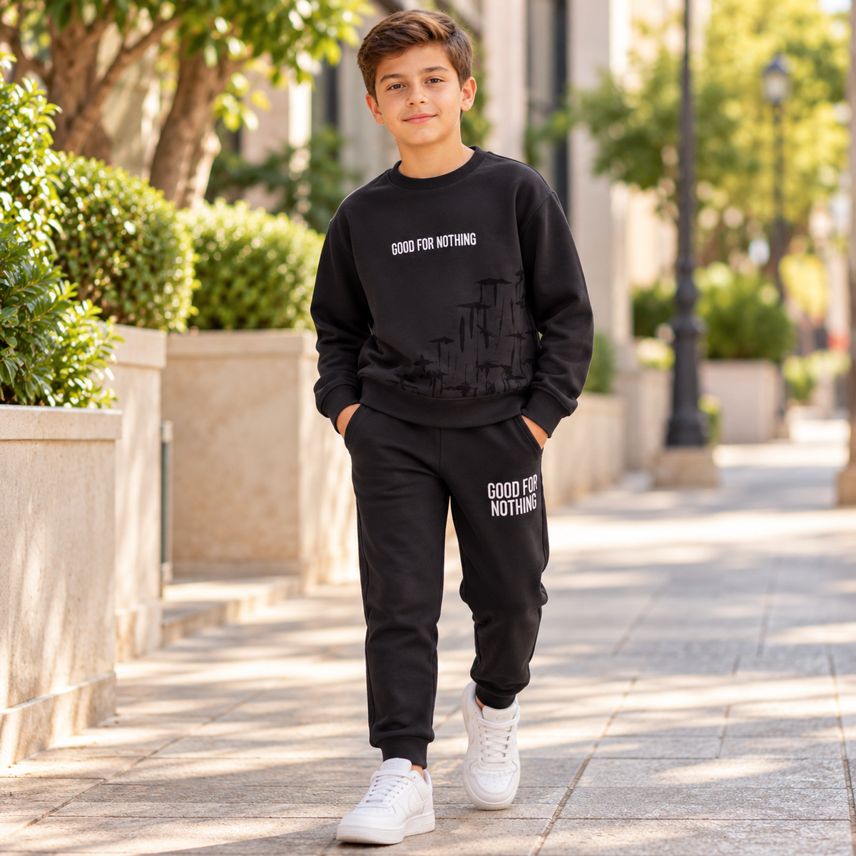 Kids’ Cotton Outfit / 10–15Y