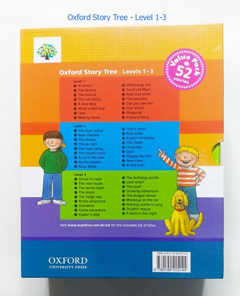 Oxford Story Tree Levels 1-3 (52 Stories) For Kids | 3+