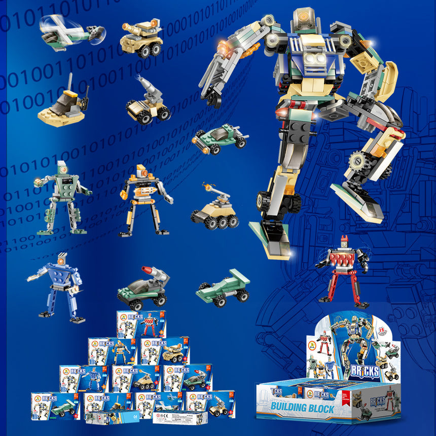 Building Blocks Bricks Robot 12in1 | Full Box | 4+