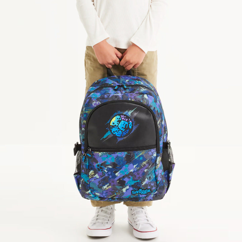 Smiggle Backpack - Blue Football | (G1-G3) | 42cm