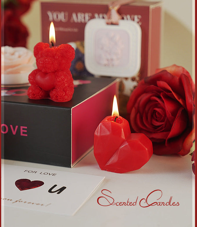 Romantic Rose And Heart Scented Gift Set 4 Pieces