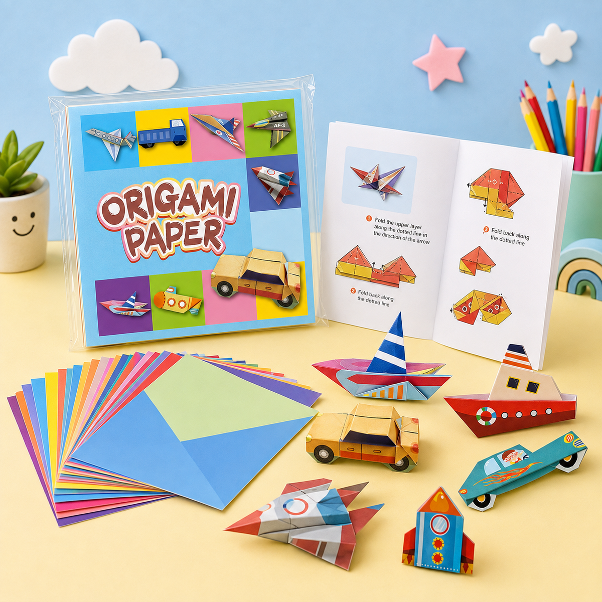 Kids' Origami Paper Craft Kit | 5+