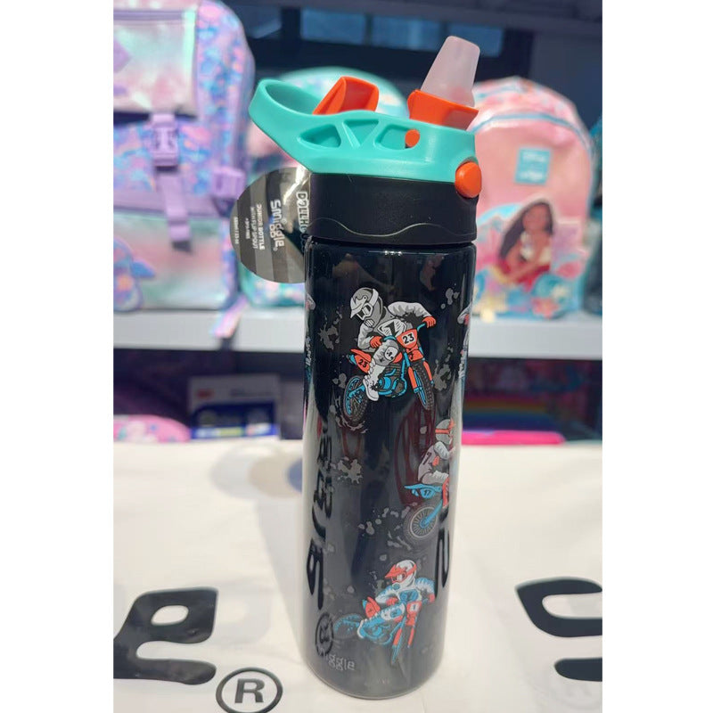 Smiggle Water Bottle - Motorcycle | 680ml