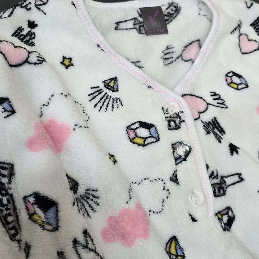 Women Warm Winter Unicorn Pajama Set (XS)