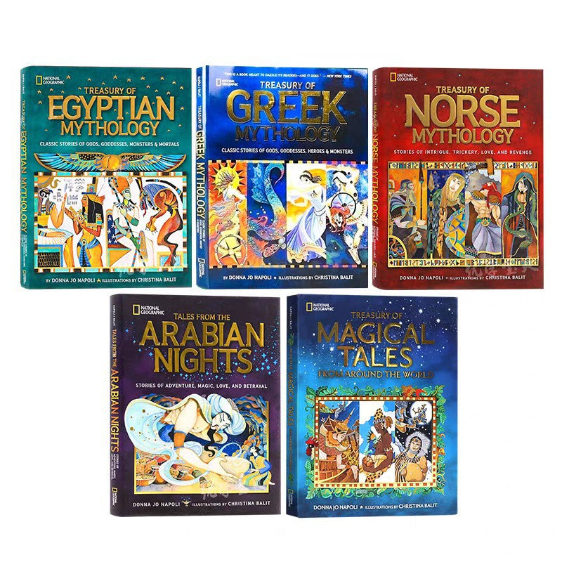 National Geographic Hardcover Books Mythology Tales 10+