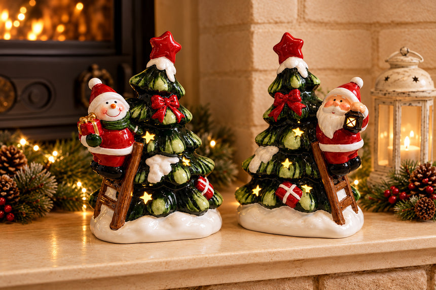 Christmas Tree Decoration With Lights