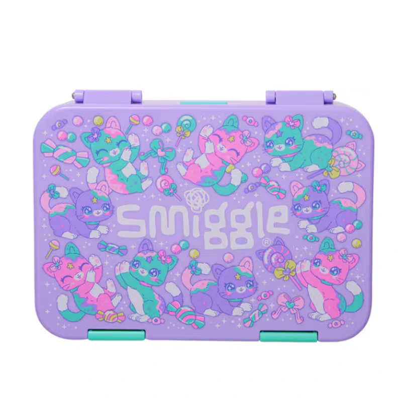 Smiggle Lunch Box - Kitty Candy | 21×15×4.5cm