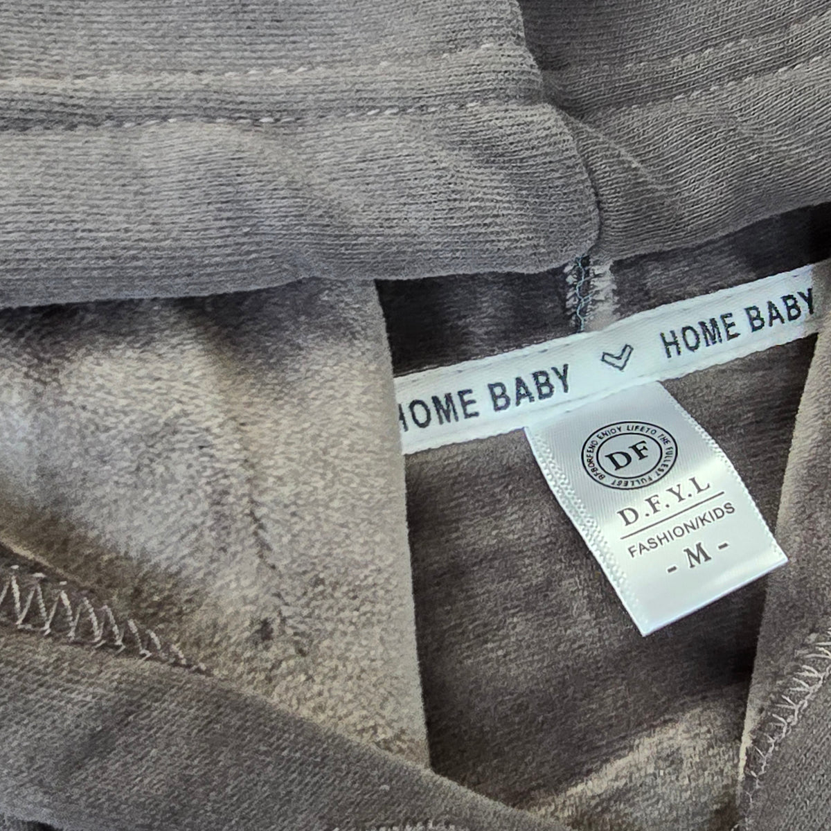 Warm Grey Fleece Hoodie | 8–10Y
