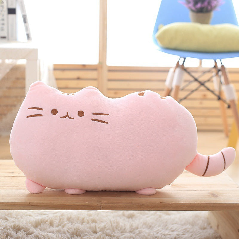 Cute Cat Plush Pillow – 45cm