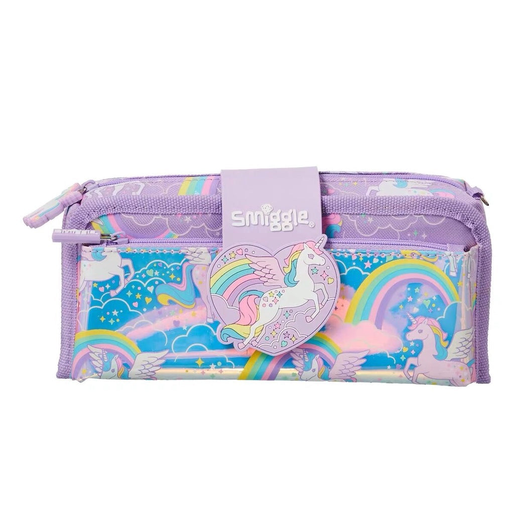 Smiggle Pencil Case | Purple | Unicorn