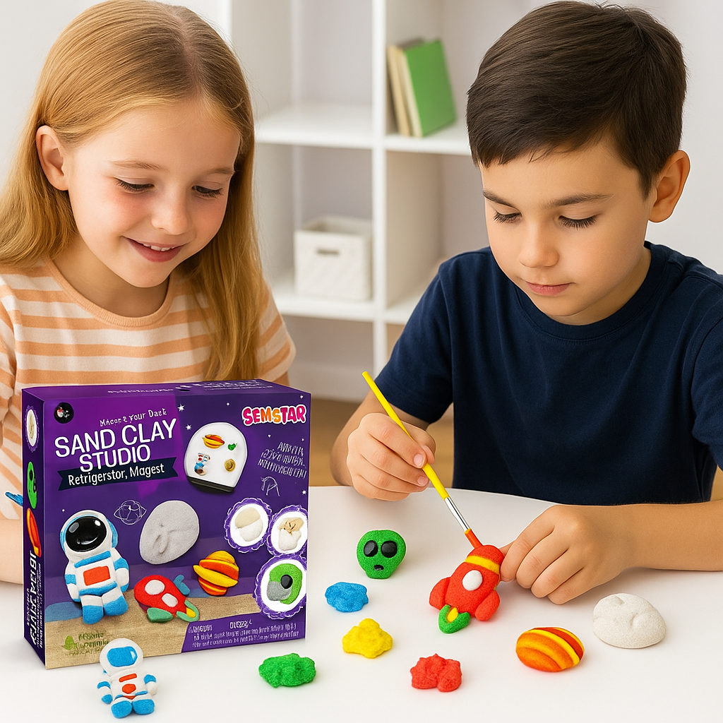 Sew-Star Sand Clay Studio Refrigerator Magnet Kit