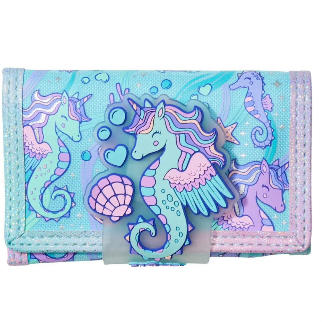 Smiggle Wallet | Blue | Sea Horse