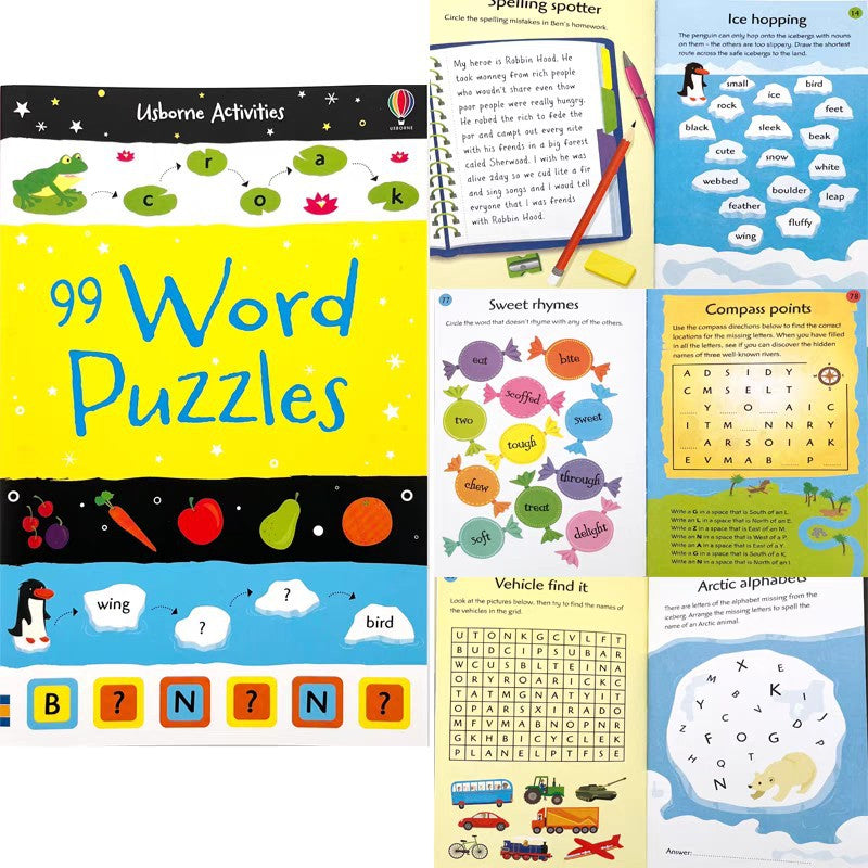 Usborne Activities Puzzle Books - Soft Cover - 8+