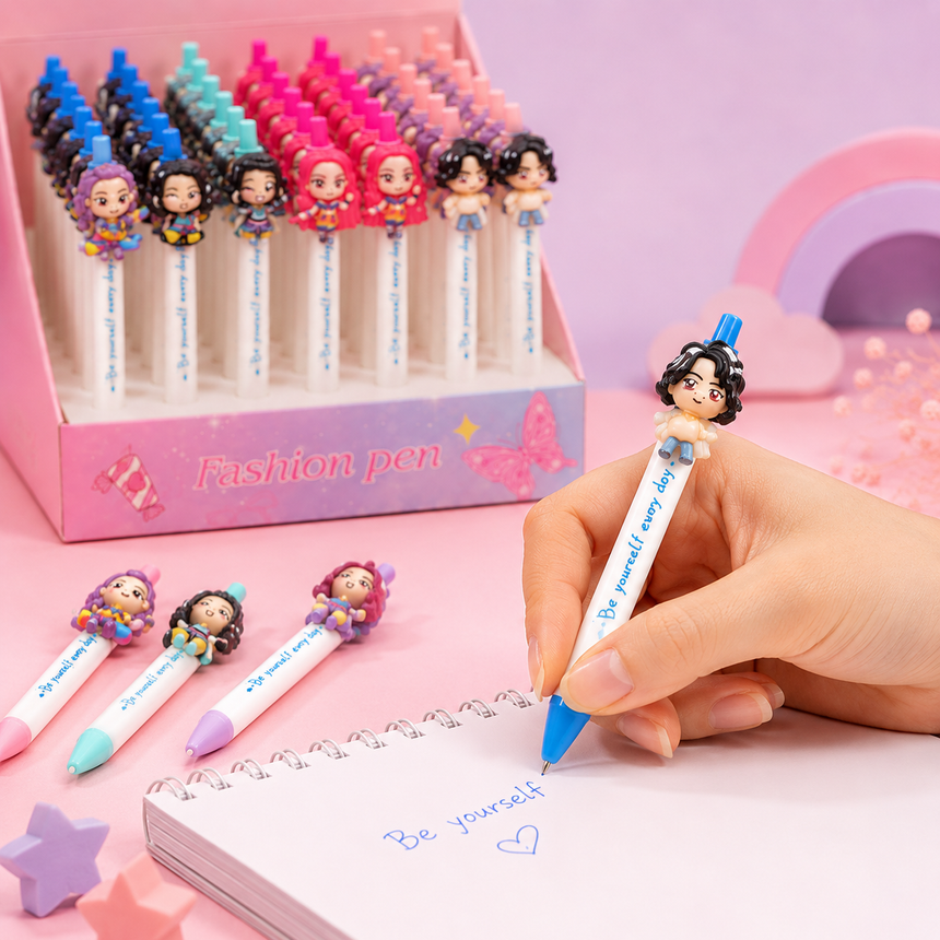 K-Pop Demon Hunters Fashion Pen – Assorted Designs