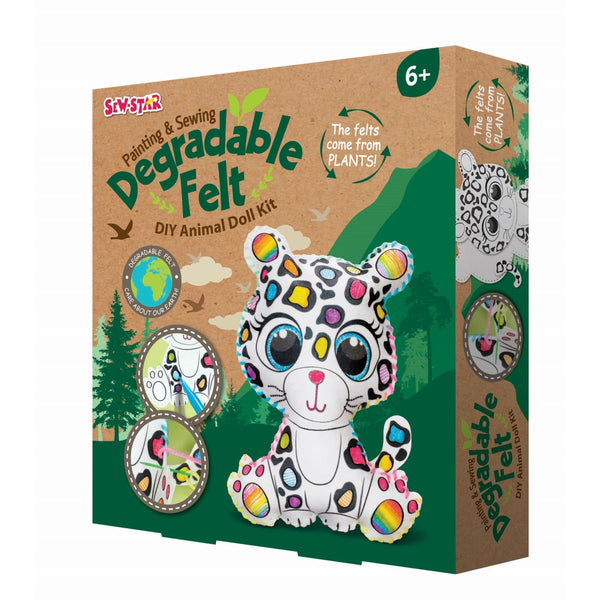 Sew-Star Degradable Felt DIY Animal Doll Kit
