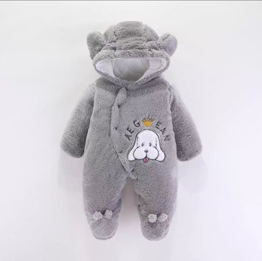 Jouka Joue Very Warm Wear Size 0-18m - Grey - Beige