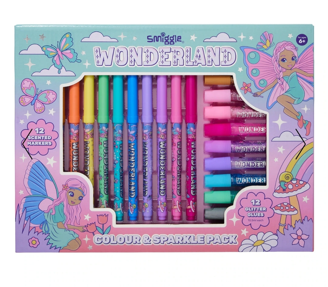 Smiggle Wonderland Colour And Sparkle Pack