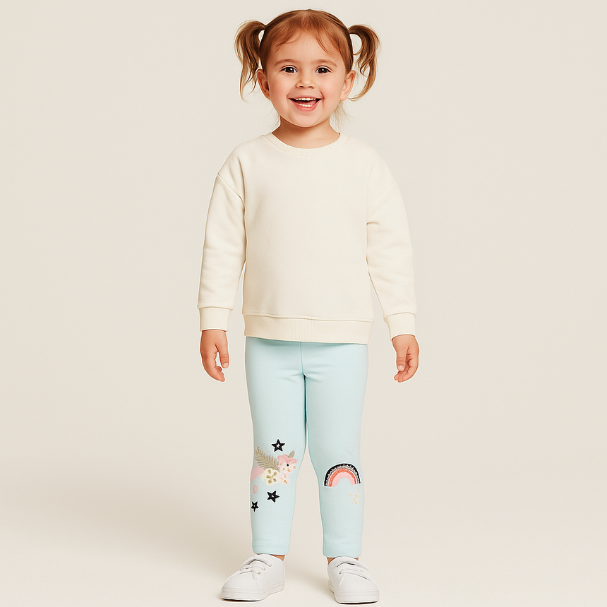 Stretch Leggings for Girls | 3Y